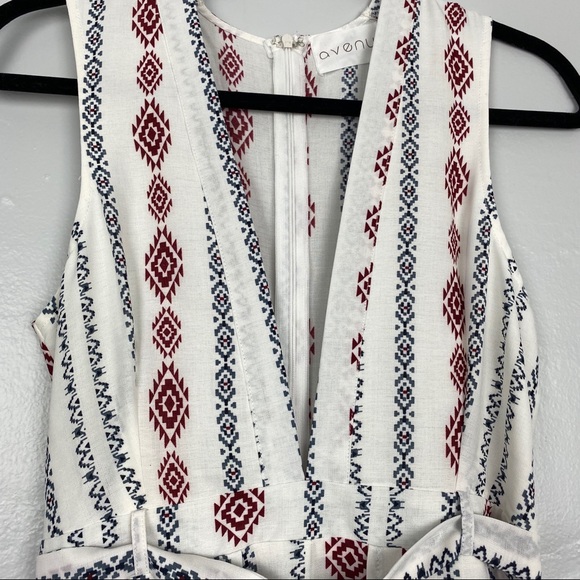 Like New Boutique Aztec Tribal Romper w/ Maxi Back - Picture 4 of 7